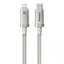 Дата кабель Baseus Titanium Alloy Fast Charging Type-C to Lightning 20W (1m) (P10378101) Galaxy Titanium Gold - мініатюра 3