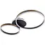 Люстра стельова Brille світлодіодна 53W WW BK+GD (WBL-54C/3) - мініатюра 1