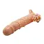 Насадка на пенис Pretty Love LyBaile Penis extended Sleeve Connor 17 см телесный - миниатюра 4