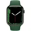 Смарт-годинник Apple Watch Series 7 GPS, 45mm, Green, Clover Sport Band (Grade C) Seller Refurbished - мініатюра 2
