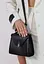 Жіноча шкіряна сумка Futsy Чорна - мініатюра 8