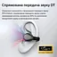 Навушники з спрямованим звуком бездротова Bluetooth 5.3 гарнітура Langsdom TS03 Black - мініатюра 5