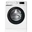 Стиральная машина Indesit фронтальная, 6 кг, 1200, A+++, 43 см, дисплей, инвертор, люк черный, белый - миниатюра 1
