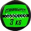Медицинский мяч EasyFit Wall Ball медбол, волболл 3 кг (EF-WB-03) - миниатюра 1