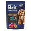 Вологе корм Brit Premium Fillets in Gravy Lamb & Green Peas для собак малих порід філе в соусі з ягням та зеленим горошком 85 г - мініатюра 6