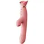 Вібратор з підігрівом та вакуумною стимуляцією клітора Zalo - ROSE Vibrator Strawberry Pink - мініатюра 1