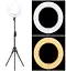 Держатель с кольцевым освещением Zomei 14" ZM336 180cm Tripod Stand 3200-5600 K питание от розетки - миниатюра 6