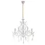 Люстра свеча Brille подвесная хрустальная в холле E14 40W WH (BCL-678S/5) - миниатюра 1