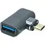 Адаптер PowerPlant USB Type-C – USB 3.1 Type-A, 10Gbps - миниатюра 1