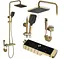 Душовя система Rea Rob з термостатом та виливом brushed gold REA-P6623, Золотий - мініатюра 4