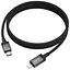 Дата кабель Hoco X118 Generous with display Type-C to Lightning 27W (1m) Black - мініатюра 5