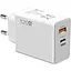 Зарядное устройство Gan 120W Charger + Кабель 6A USB-A to USB-C Белый (SH0000313) - миниатюра 1