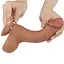 Фалоімітатор Sliding-Skin Dual Layer Dong 7.5'' 19.5 см (коричневий) - мініатюра 11