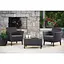 Комплект садових меблів Allibert Keter Salemo balcony set графіт - мініатюра 3