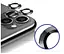Защитное стекло на камеру DK Lens Metal Ring Eagle Eye для Apple iPhone 11 Pro 015724 black - миниатюра 2