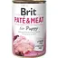 Вологий корм Brit Care Pate&Meat для цуценят з куркою й індичкою 400 г - мініатюра 1