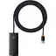 USB-хаб Baseus Lite Series 4-in-1 USB-A Black (WKQX030201) [152644] - мініатюра 1