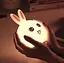 Детский силиконовый ночник Заяц Rabbit Silicone Lamp LY-271 аккумуляторный светильник игрушка для сна - миниатюра 4