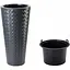 Горщик для квітів Form-Plastic Makata Slim-30 25 л антрацит (2830-014) - мініатюра 1
