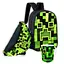 Набор детский Майнкрафт Крипер "Minecraft" рюкзак 36х27см сумка-бананка, кружка с принтом для мальчика (01560) - миниатюра 1