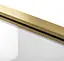 Душова стінка Rea Aero 120 brushed gold REA-K4702, прозорий, золотий - мініатюра 7