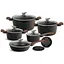 Набір каструль з кришками та сковородою Edenberg EB-5651, 12 предметів - мініатюра 1