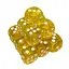 Настольная игра Games 7 Days Кубик D6 прозрачный с точками (желтый) , 1 шт. (g7dtransd6dotsyellow) - миниатюра 1