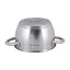Кастрюля 1.5 л из нержавеющей стали с крышкой и полыми ручками для индукции и газа KM-4900, Kamille Серый 87478 - миниатюра 5
