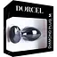Металева анальна пробка з кристалом Dorcel Diamond Plug Black M - мініатюра 7