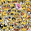 Стікерпак Емодзі Набір наклейок GeekLand Emoji 60 штук - мініатюра 2