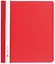 Швидкозшивач пластиковий, А5, PP, червоний, 12 шт. - мініатюра 1