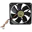 Вентилятор 120 мм Gembird чорний 120х120х25 мм 2000 об/хв 35 дБ 3-pin кульковий підшипник (Fancase3/BALL) - мініатюра 1