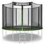 Батут із внутрішньою сіткою Zipro Jump Pro 10 футів 312 см чорно-зелений (5902659840721) - мініатюра 1