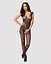 Бодістокінг Obsessive Bodystocking F234 абстрактний малюнок глибоке декольте S/M/L - мініатюра 3