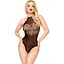 Боди Penthouse Blooming Era Black имитация гипюрового страплесса открытые плечи XL - миниатюра 1