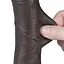 Фалоімітатор Sliding-Skin Dual Layer Dong 7.5'' 19.5 см чорний - мініатюра 7