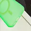 Чехол Epik TPU+PC Lily with MagSafe для Apple iPhone 14, 6.1 Neon Green - миниатюра 8