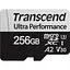Карта памяти Transcend 256GB microSDXC C10 UHS-I U3 A2 R160/W125MB/s + SD (TS256GUSD340S) - миниатюра 1