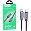 USB кабель Hoco U134 Type-C/Type-C для зарядки і передачі даних 240W довжина 18 м чорний - мініатюра 1