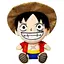 Мягкая игрушка Monkey D. Luffy One Piece Монки Д. Луффи Ван Пис 25 см MDL OP 02 - миниатюра 1
