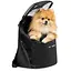 Сумка-переноска для собак Pet Fashion Quadra 38х32х26 см чорна - мініатюра 4