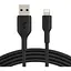 Belkin Кабель USB-A > Lightning подзарядка/синхронизация 1м, 12Вт, PVC, черный - миниатюра 1