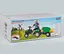 Трактор педальный с прицепом 07-316 GREEN клаксон на руле, в коробке - миниатюра 2
