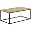 Стол журнальный лофт Orange-Line ОП-192 600х1100х450 мм Черный/Дуб Эвок прибрежный - миниатюра 1