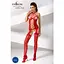 Бодистокинг Passion BS056 Red, комбинезон, имитация чулок - миниатюра 2