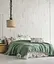 Летнее постельное белье с покрывалом-пике Mona yesil Saheser pbe0051384 - миниатюра 1