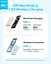 Магнитный Magsafe павербанк Anker A1684 10000 mAh с беспроводной зарядкой для iPhone УМБ голубой - миниатюра 4