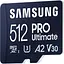 Карта памяти Samsung microSDXC 512GB Class 10 UHS-I U3 V30 A2 PRO Ultimate + SD Adapter (MB-MY512SA) (112858) - миниатюра 4