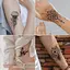 Набор детских временных тату Черные мини №4 black-tattoo-mini-set-4-H - миниатюра 8