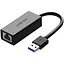 Перехідник Ugreen USB 3.0 Type-A Ethernet RJ45 1000Mb CR111 Чорний - мініатюра 1